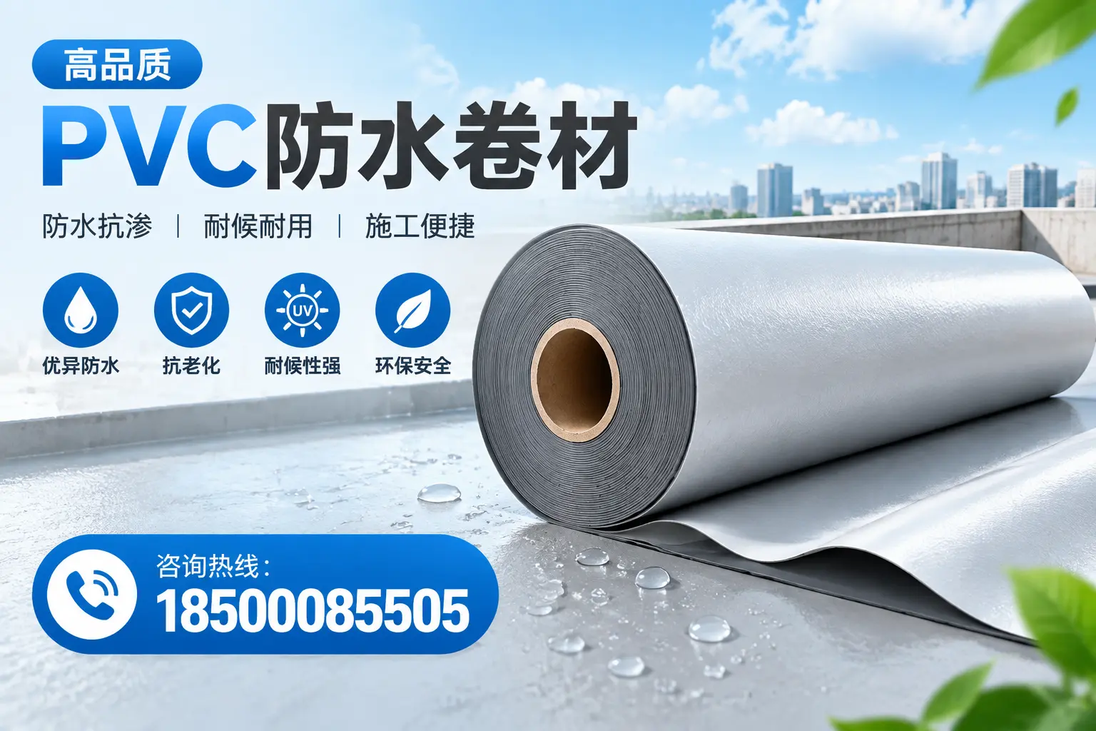 什么是pvc防水卷材？海北消费者需了解的基础知识