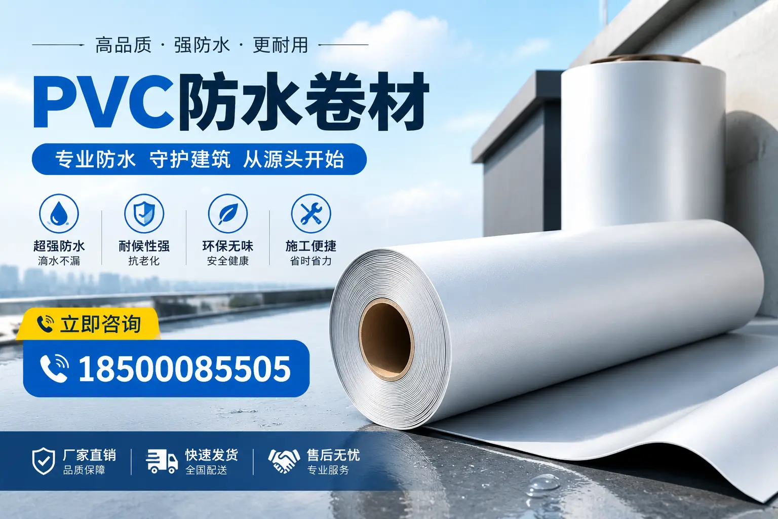 如何评估PVC防水卷材的性价比?海北消费者必看