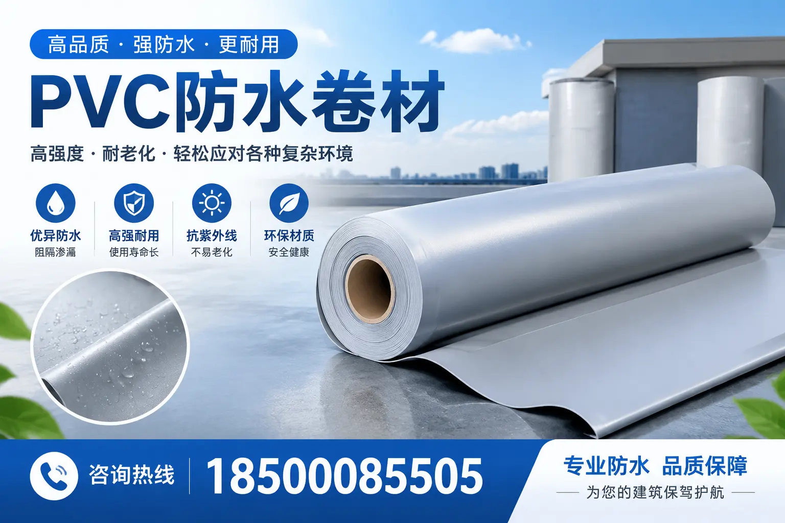 如何评估PVC防水卷材的质量，海北消费者必读指南